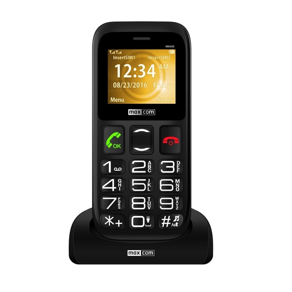 telefon komorkowy dla seniora maxcom mm426