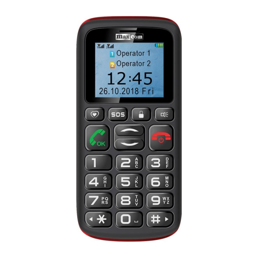 telefon komorkowy dla seniora maxcom mm428